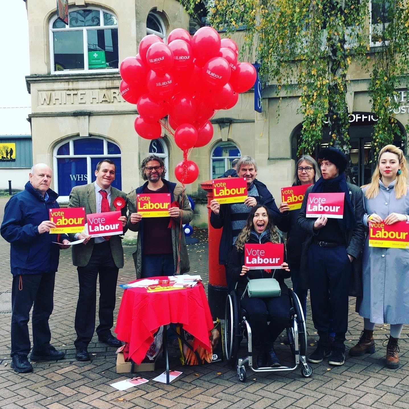 Left to right: Will Stallard, Thomas Culshaw, Dan, Nick Sorensen, Jan Stallard, Theo Passingham, Molly Hawkins and Emily Pomroy-Smith Photo taken in 2019