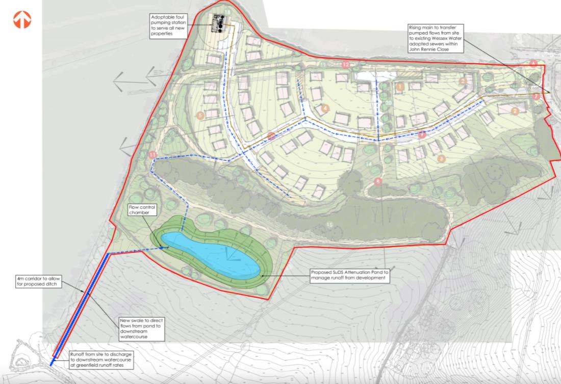 Westbury Farm Plat Map Plans For 65 Quality Homes Compared To World War 2 Bombing | The Wiltshire  Gazette And Herald